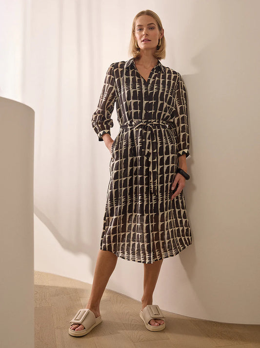 Sirocco Ikat Shirt Dress