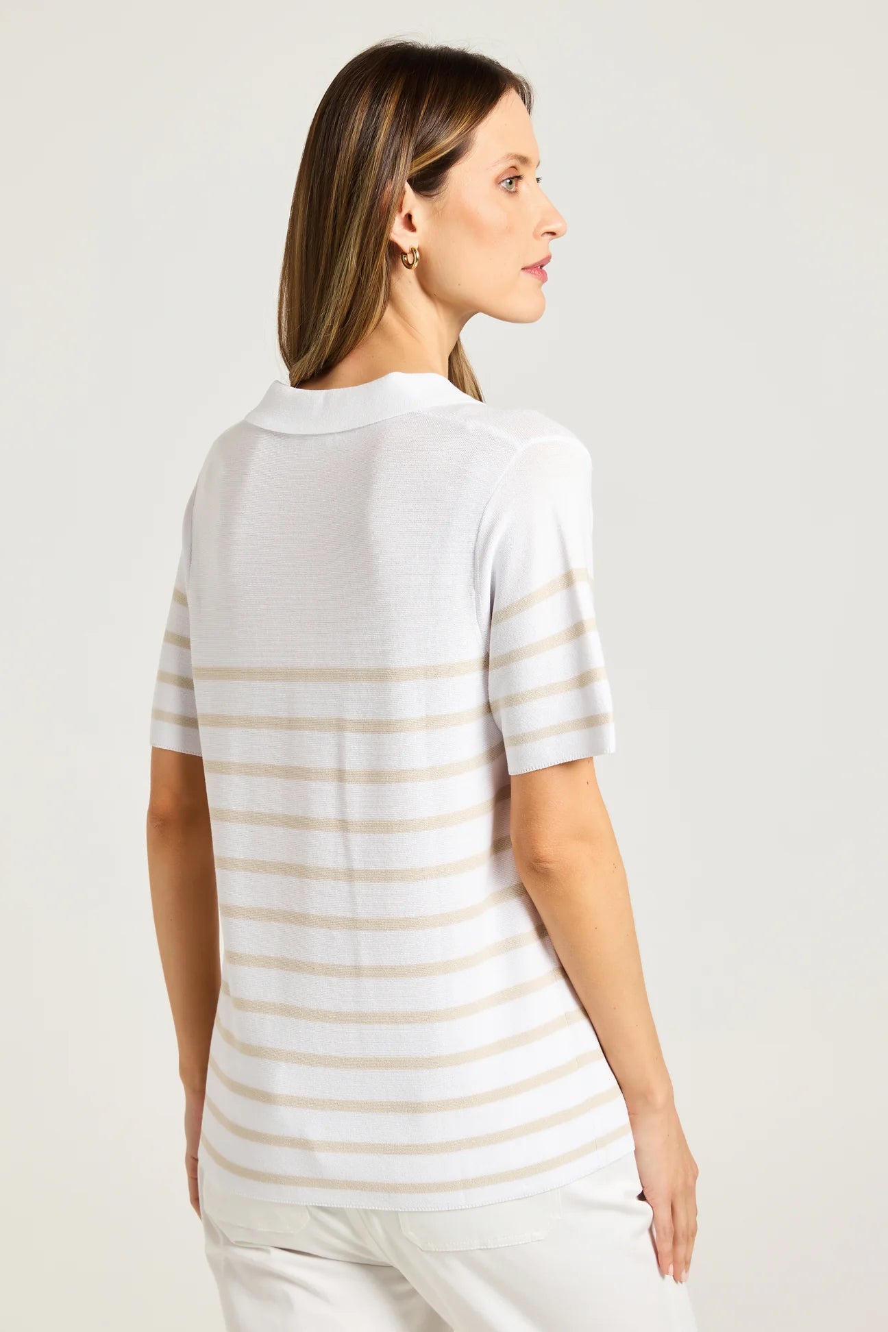 Yarra Trail Liberty Knit White/Stone