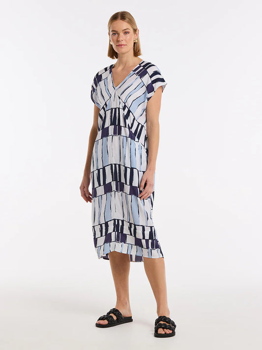 Sirocco Abstract Stamp Dress