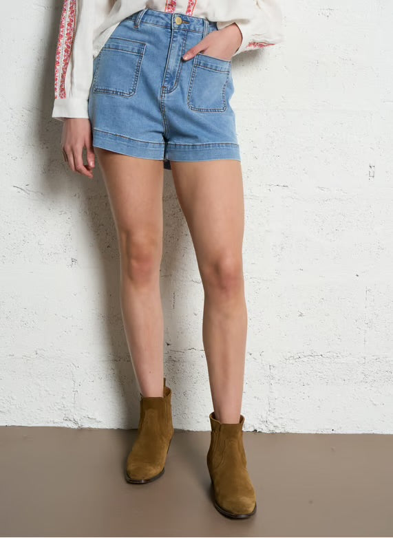 LPE, Denim Short Serena Stonewashed