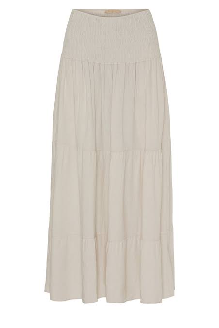 MARTA DU CHATEAU, Princess Skirt 5201 solid Sabbia