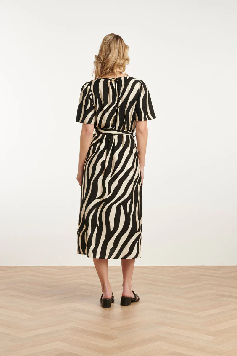 Smashed Lemon, Dress Zebra Off White - Black