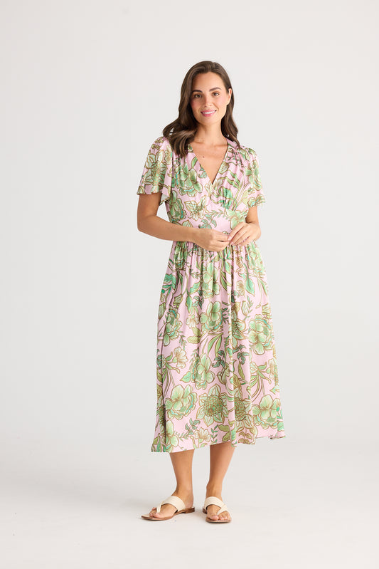 Holiday Blossom Dress - Columbian Floral