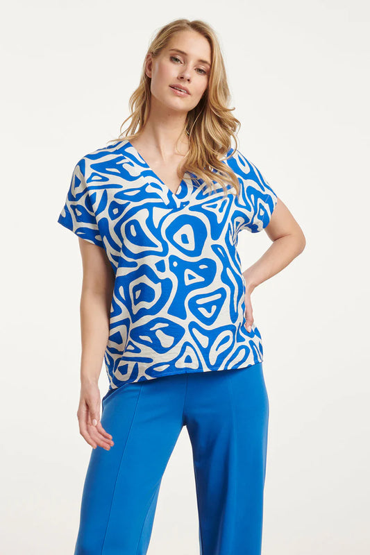 Smashed Lemon, Top Cobalt Blue - White