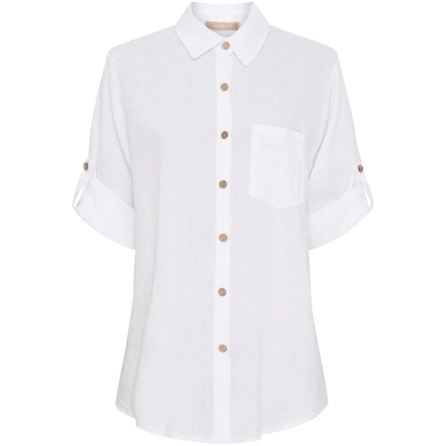 MARTA DU CHATEAU, Shirt Kiara 258355 Optical White