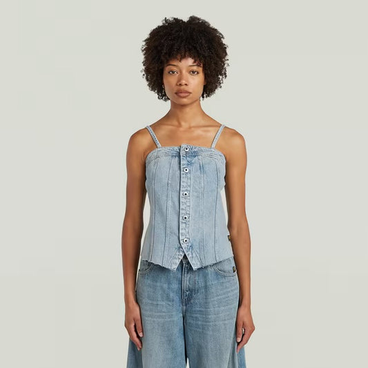 G-Star, Kick Bustier - Light Blue