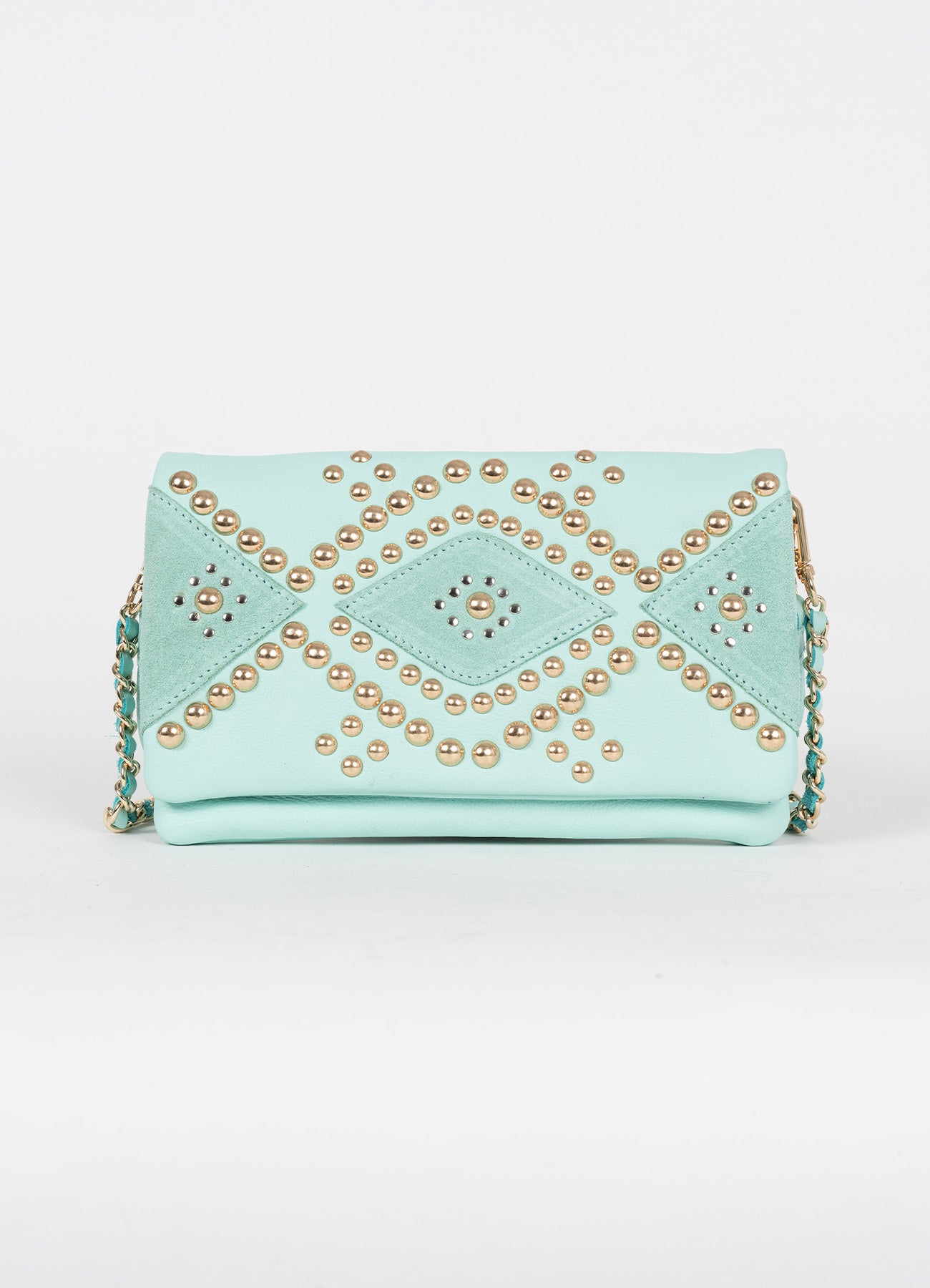 Piti Cuiti, Leather Bag Aqua 003