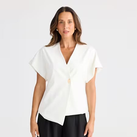 Brave and True, Origami Top White