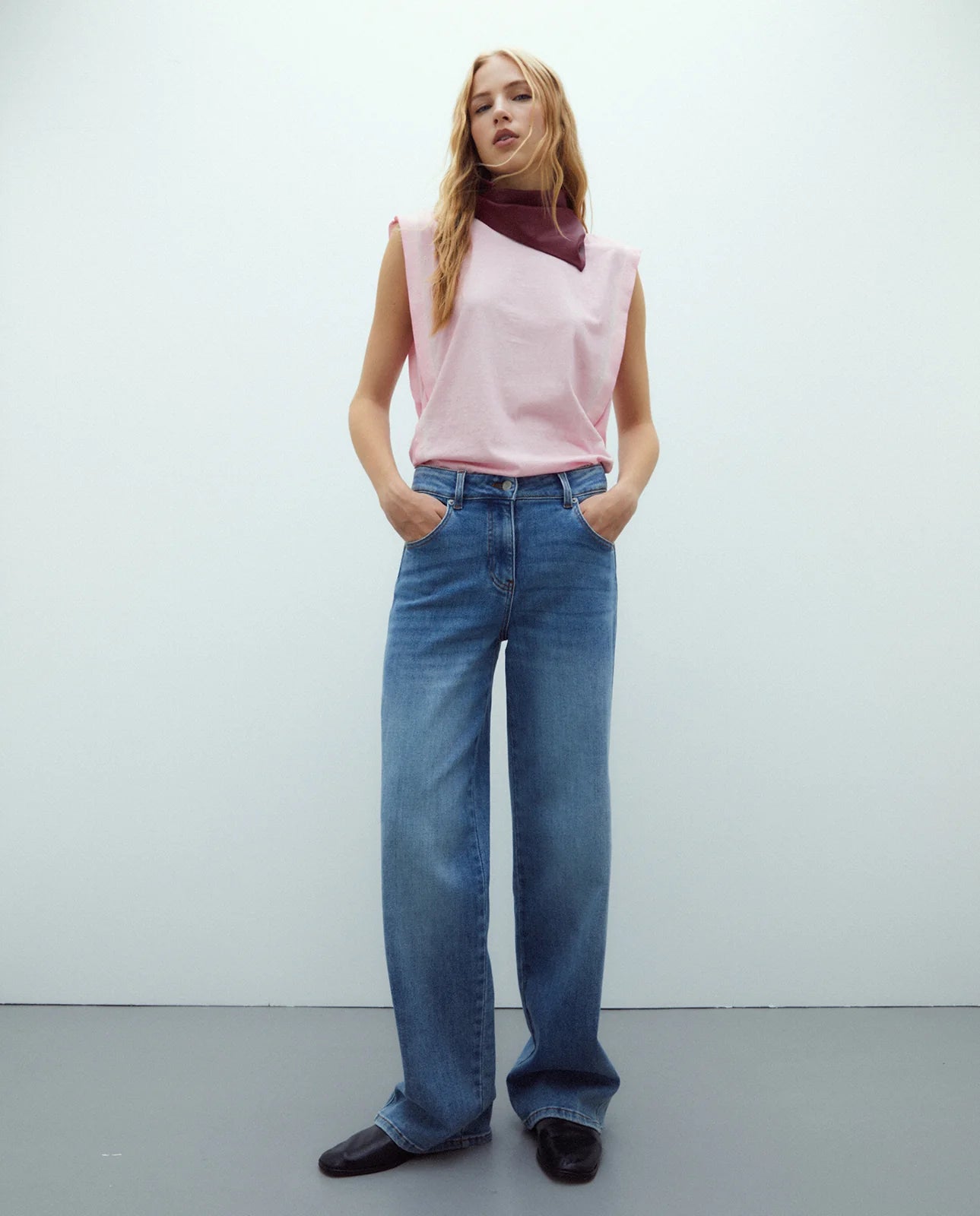 Andam, high-waisted wide-leg jeans 264200
