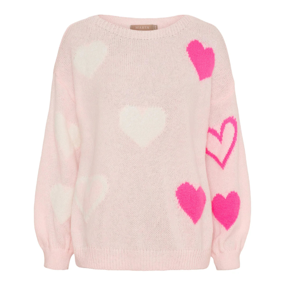 Marta, Amarante Knit Rosa