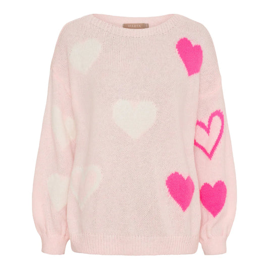Marta, Amarante Knit Rosa