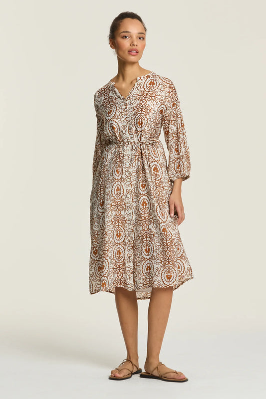 Yarra Trail Boheme Dress Toffee