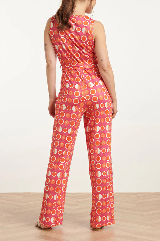 Smashed Lemon, Jumpsuit pink multicolour