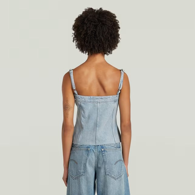 G-Star, Kick Bustier - Light Blue