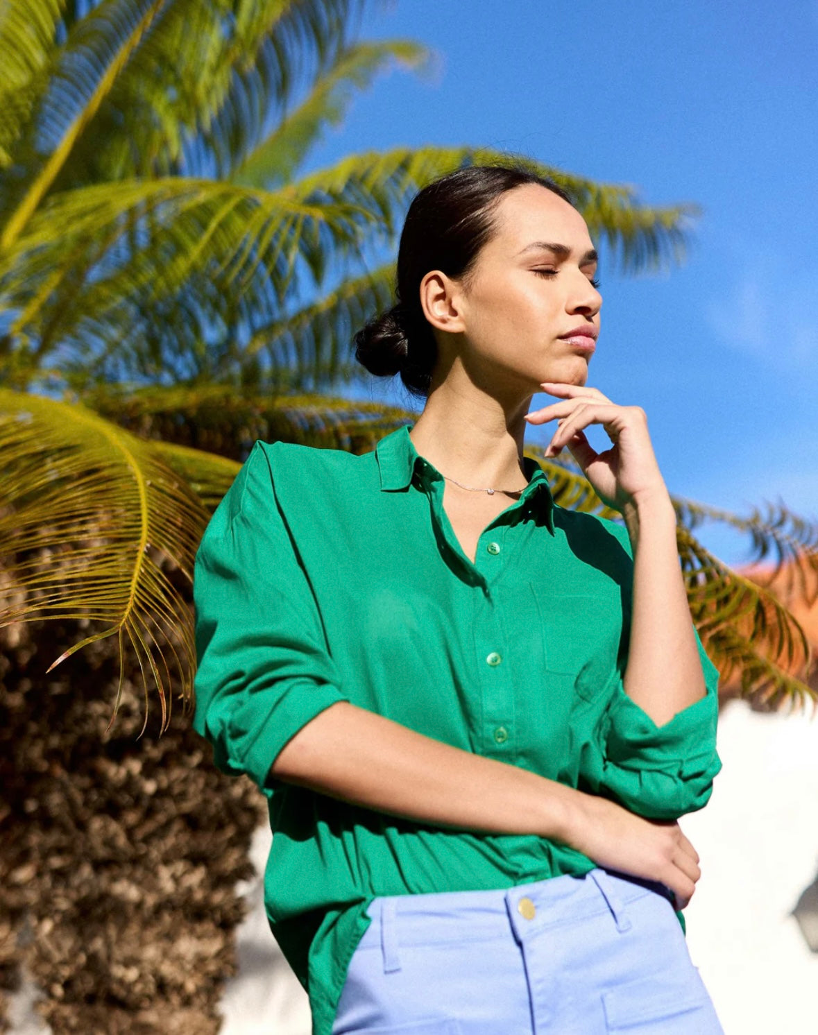 LPE, Blouse Coralia Green