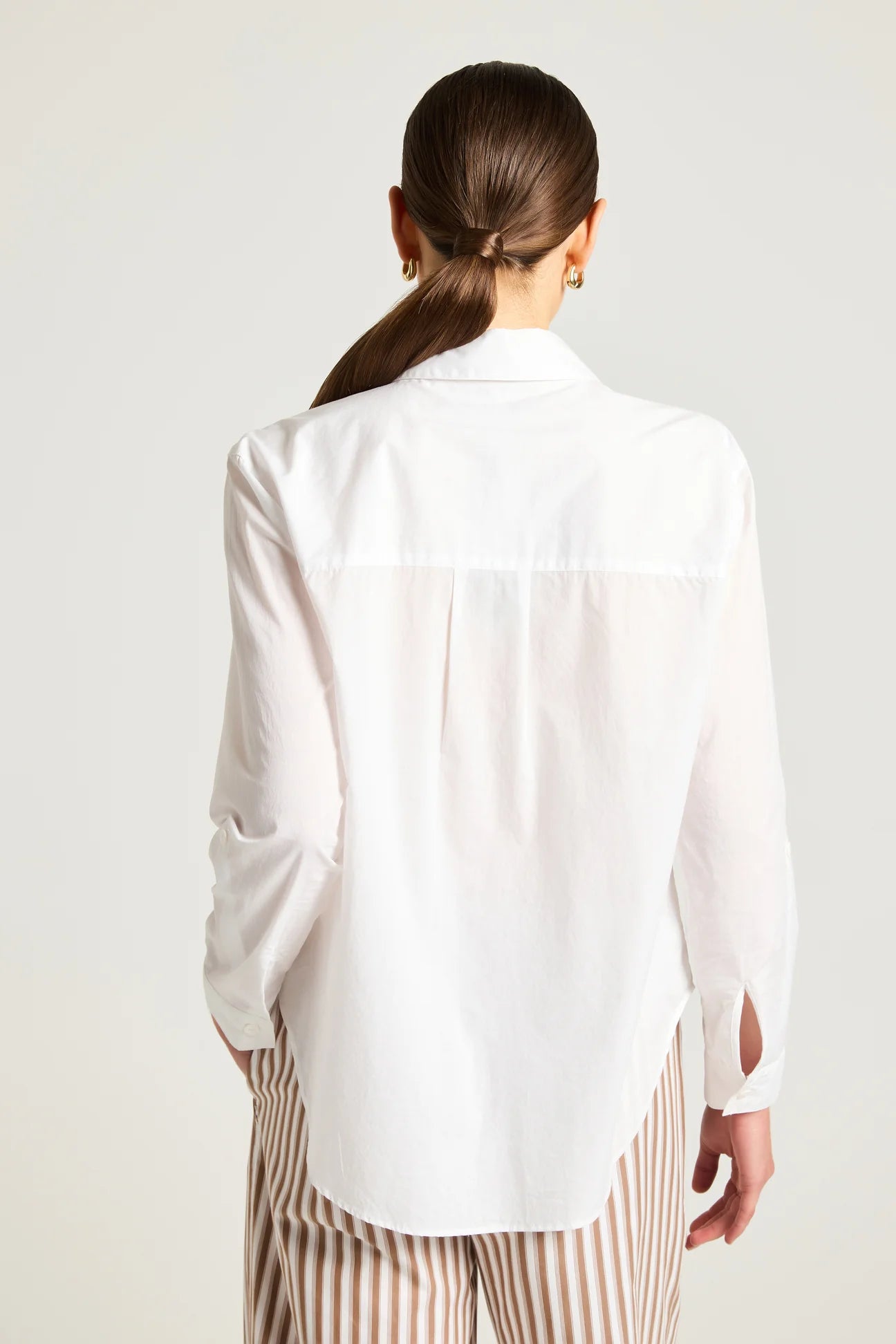 Yarra Trail Pine Shirt White