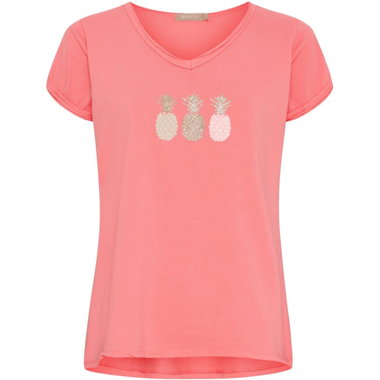 MARTA DU CHATEAU, Top Gemma 22031 Corallo