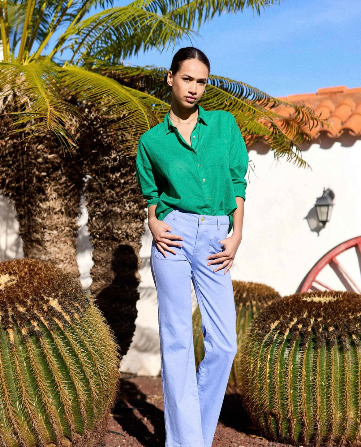 LPE, Blouse Coralia Green