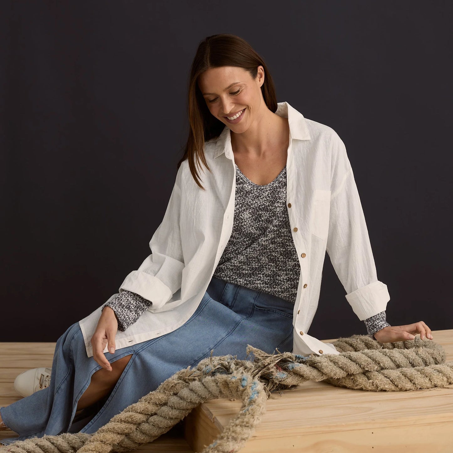 Holiday, Coast Overshirt White