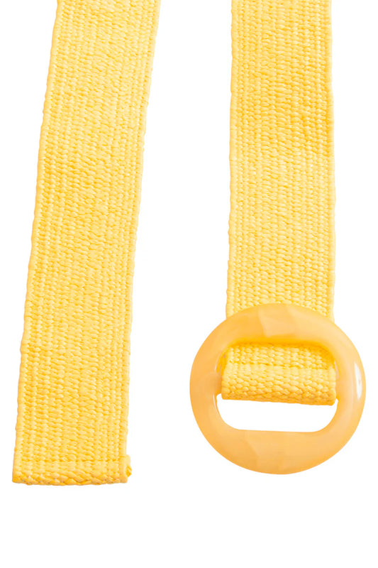 Smashed Lemon, stretch belt YELLOW