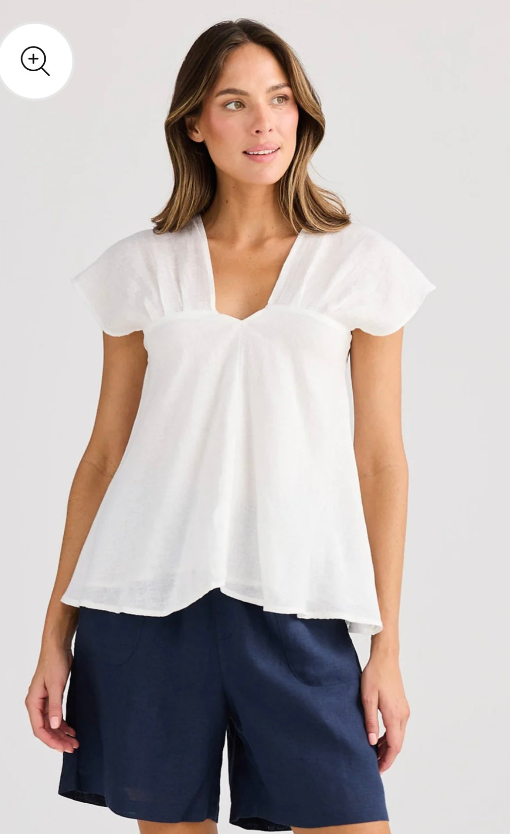 Holiday, Sail Away Top White