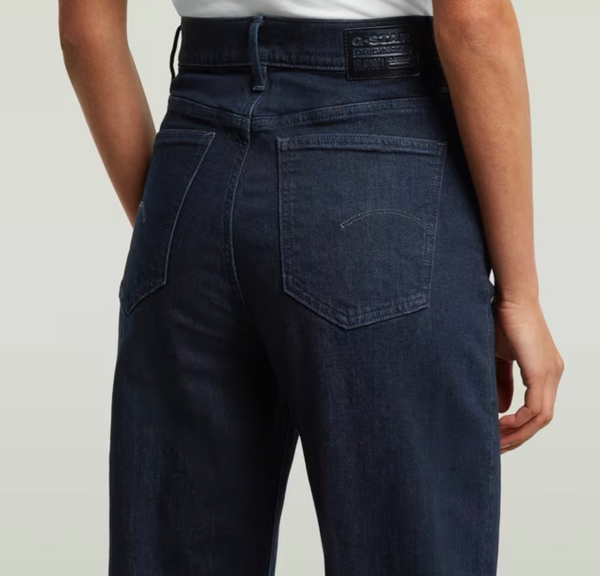 G-STAR, Deck Ultra High Wide Leg Jeans Rinsed