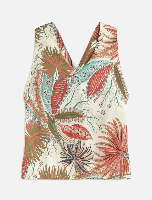 Andam, printed sleeveless top