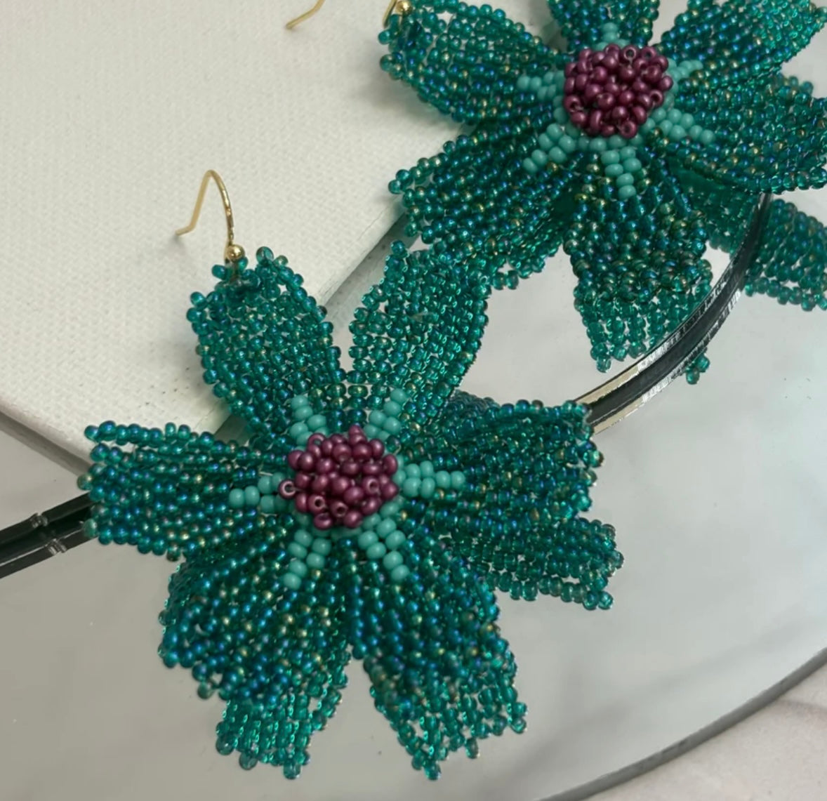 Aurora, Big Basic Bloom in Mermaid & Fuchsia (Gold)