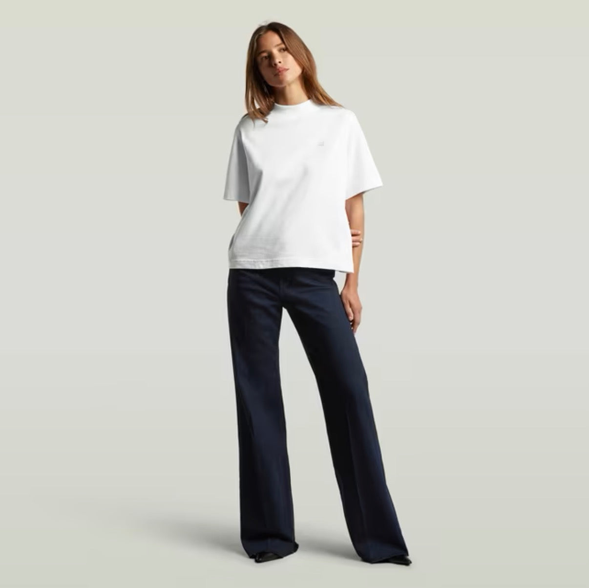 G-STAR, Deck Ultra High Wide Leg Jeans Rinsed