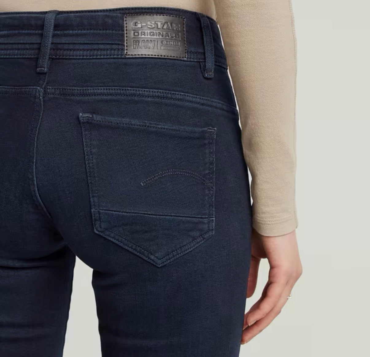 G-STAR, Midge Slim Straight Jeans Rinsed Ink D26424
