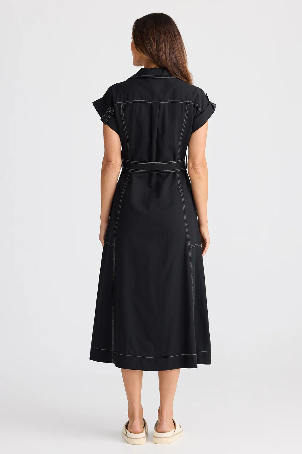 Brave and True, Portia Dress Black