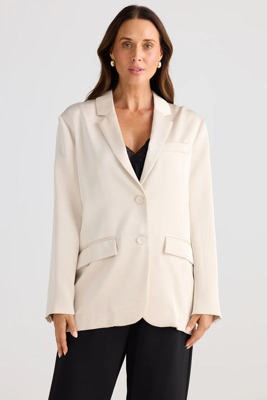 Brave and True, Astrid Blazer Oyster