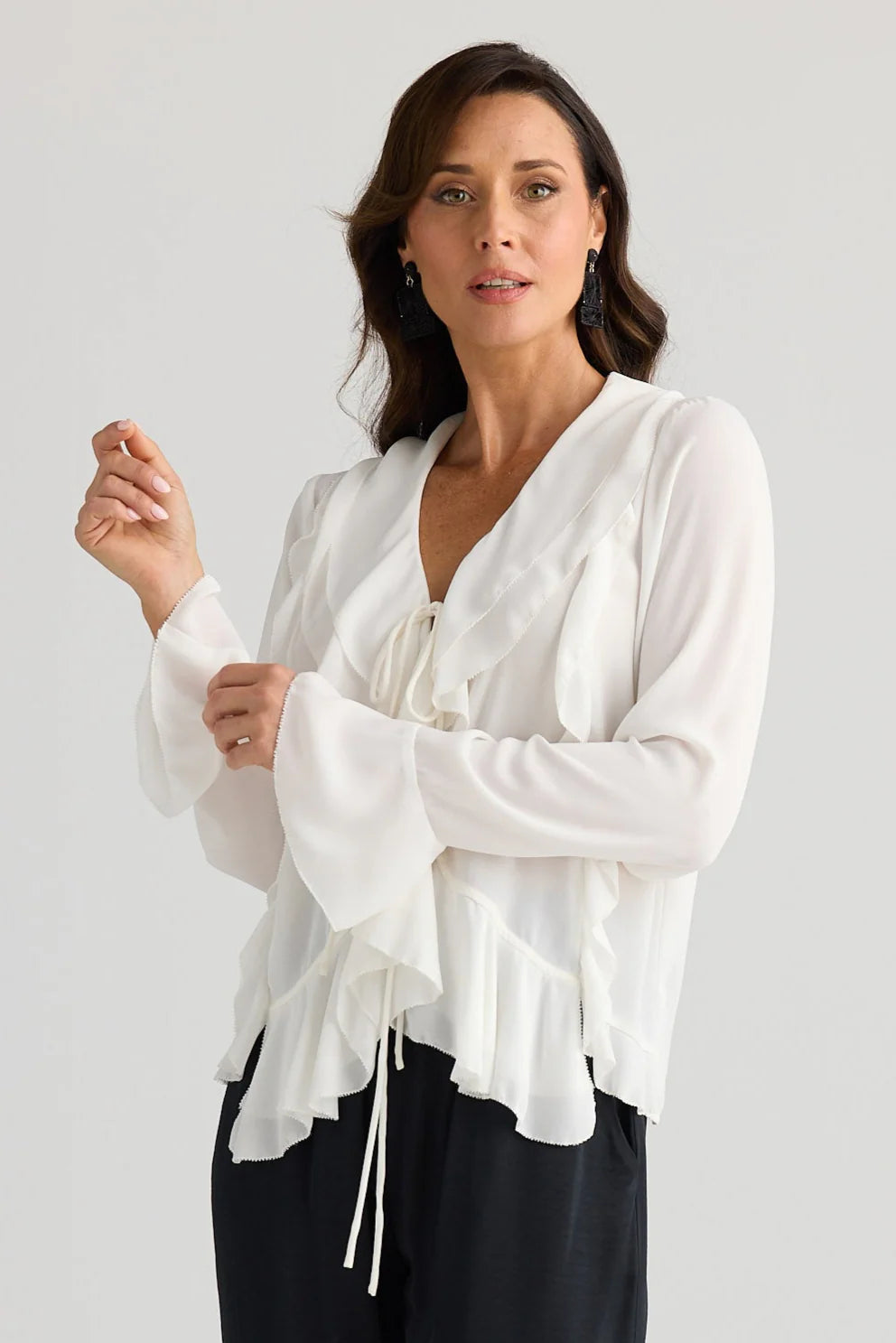 Brave and True, Harper Top Off White
