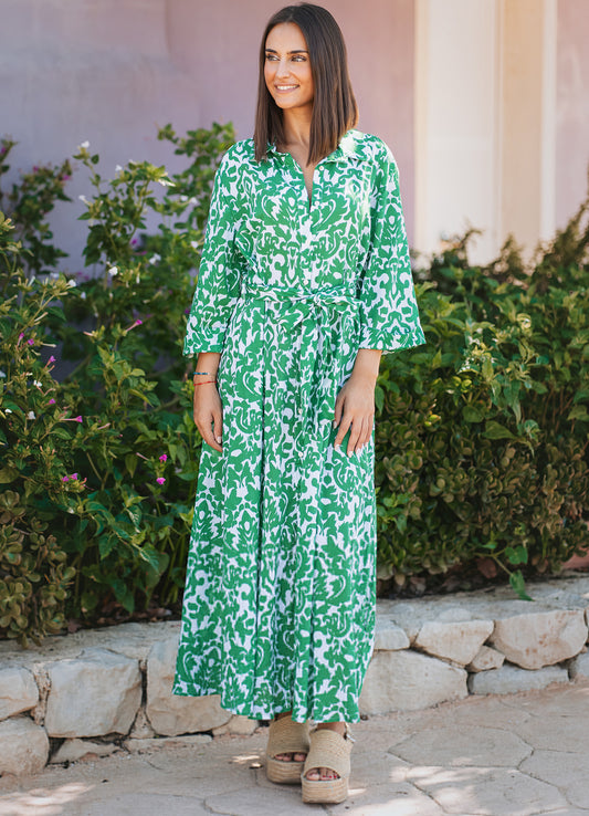 Isla Bonita, Long Dress Green