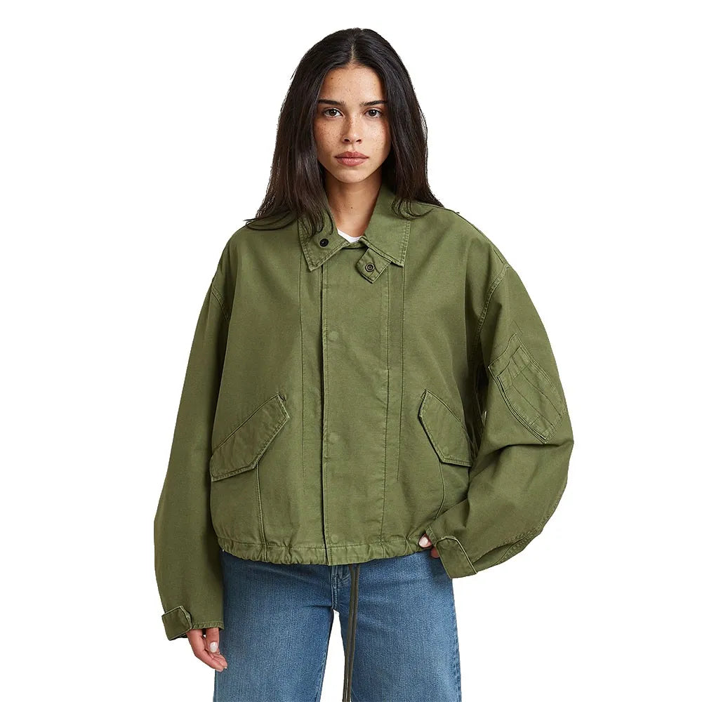 G-Star, Oversized Crop Jacket - four leaf clover green