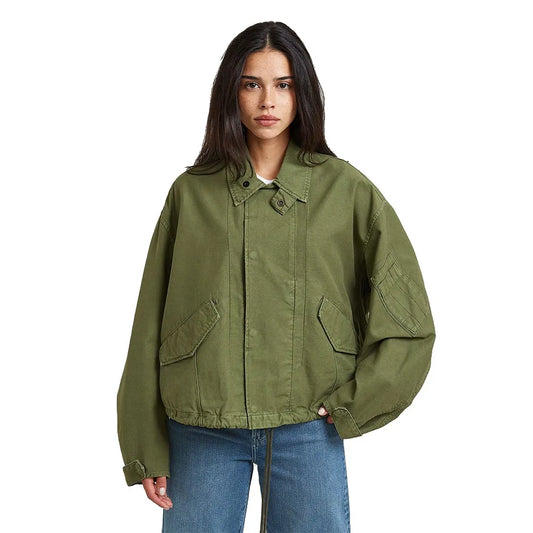 G-Star, Oversized Crop Jacket - four leaf clover green