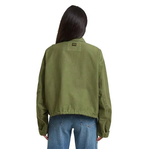 G-Star, Oversized Crop Jacket - four leaf clover green