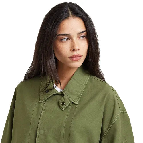 G-Star, Oversized Crop Jacket - four leaf clover green