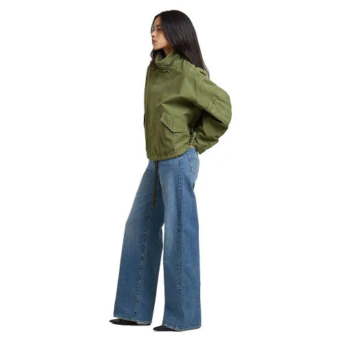 G-Star, Oversized Crop Jacket - four leaf clover green