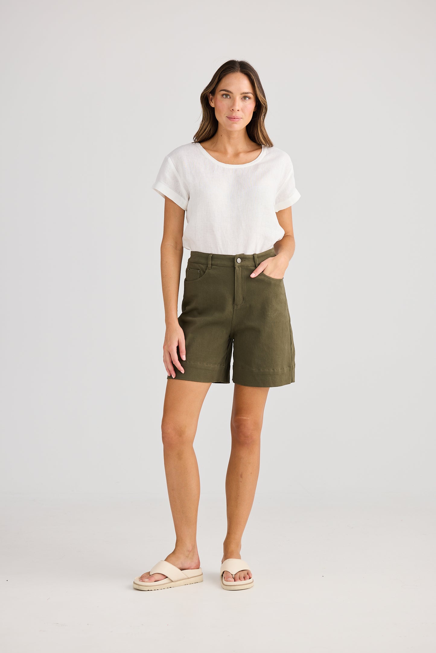 Holiday, Vacation Short KHAKI