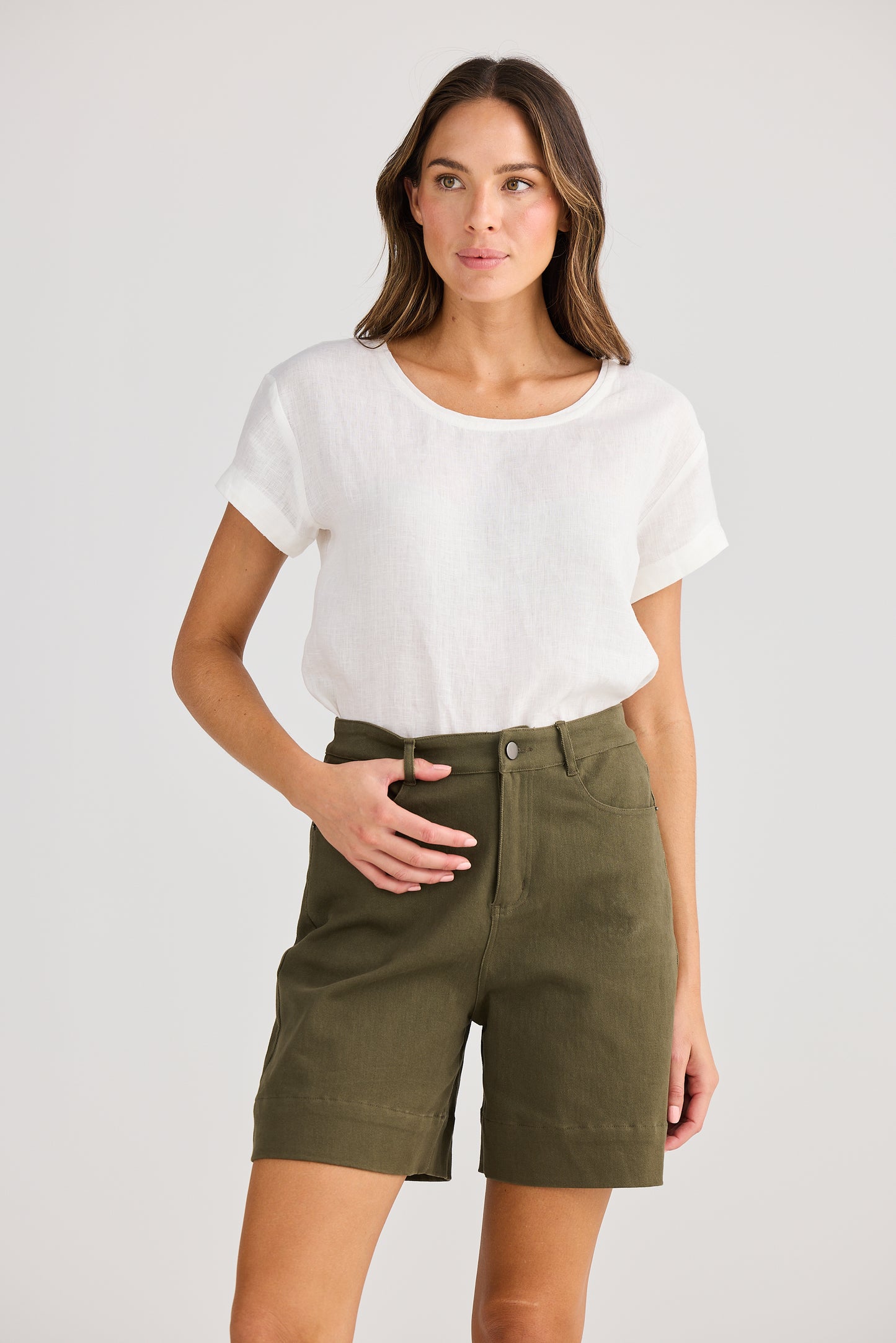 Holiday, Vacation Short KHAKI