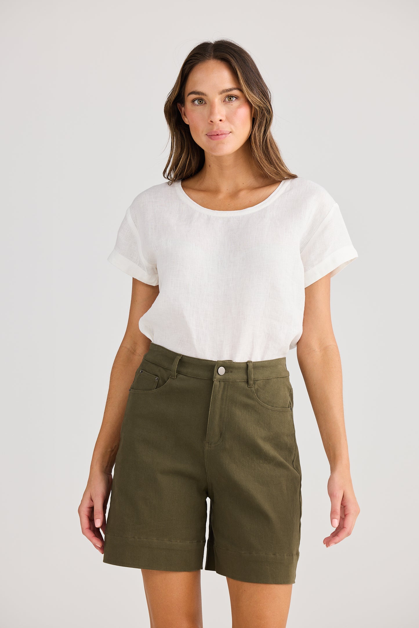 Holiday, Vacation Short KHAKI