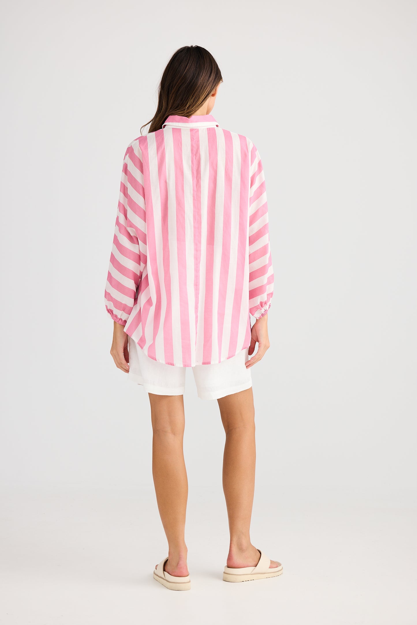 Holiday, Cliffside Shirt PINK STRIPE