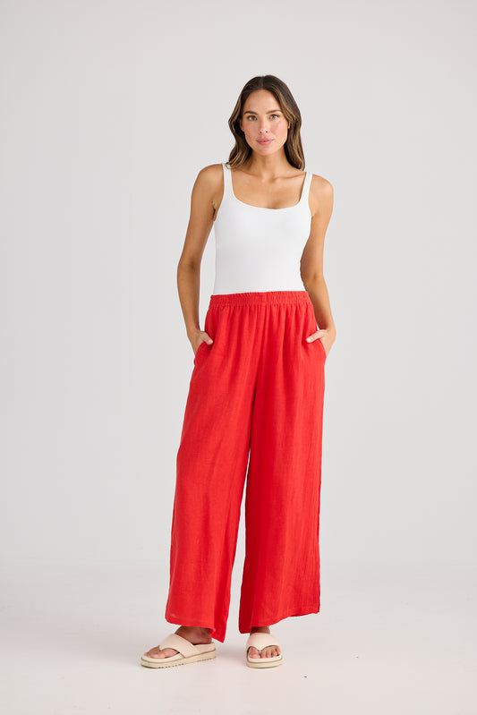 Holiday, Fly Away Pant RED