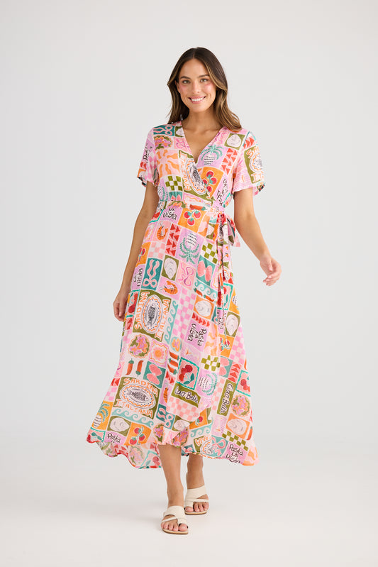 Holiday, Tropics Wrap Dress Sardinia Summer