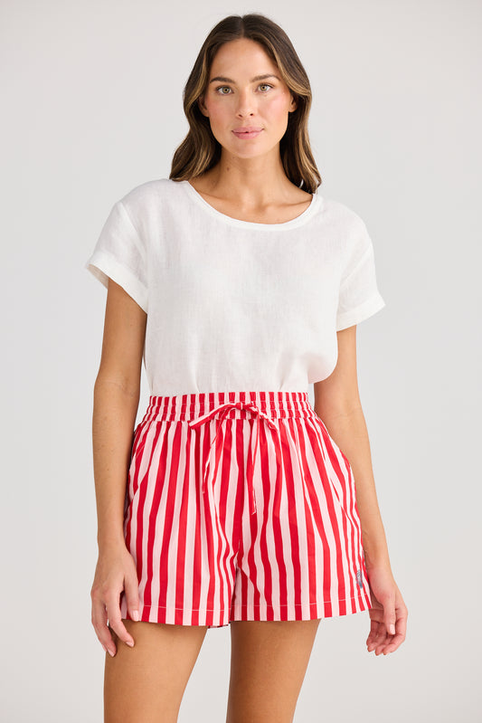 Holiday, Adrift Short RED STRIPE