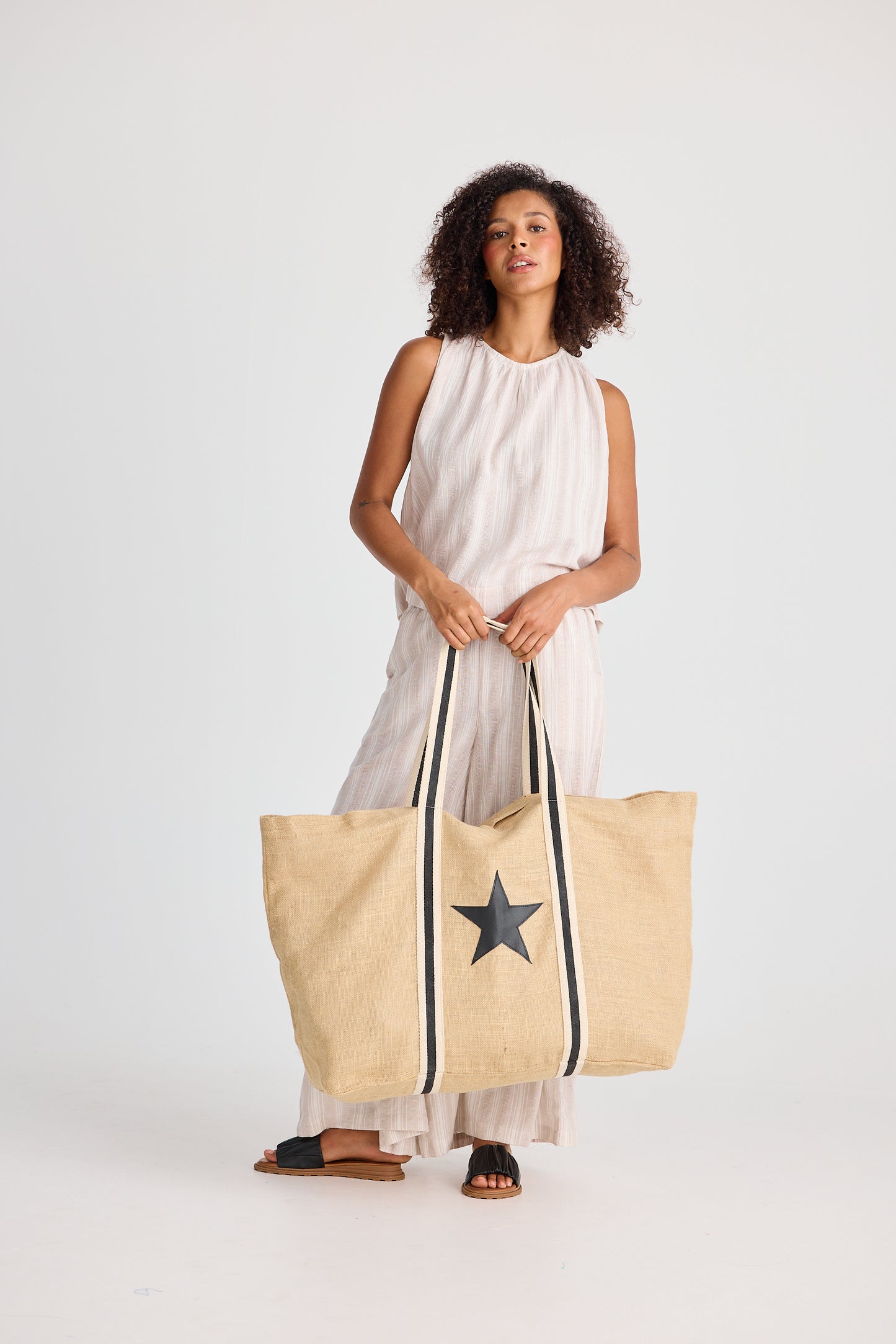 Holiday, Star Tote Natural