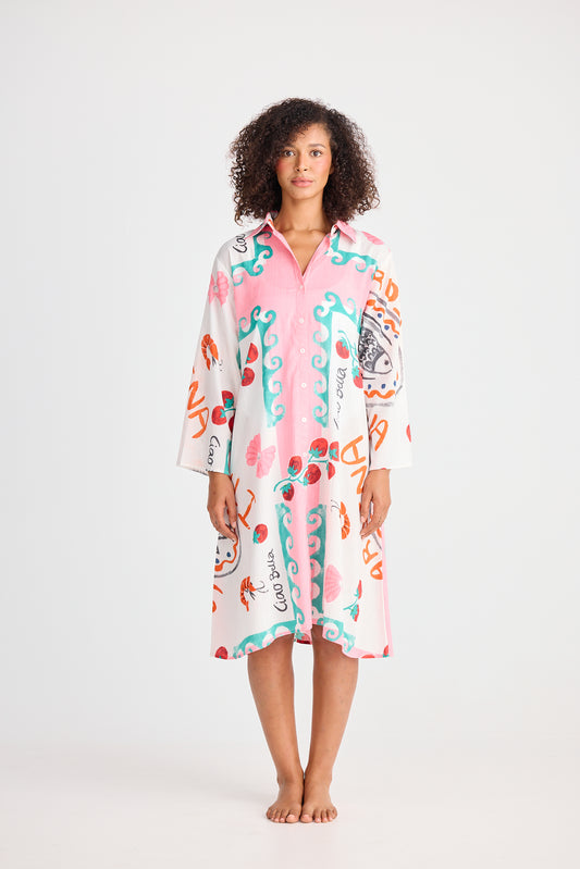 Holiday, Stella Shirt Dress Italiano