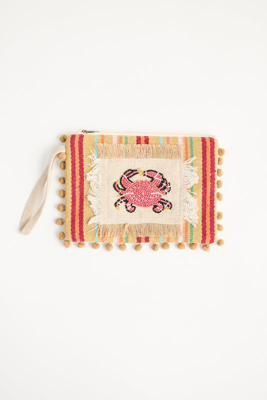 Holiday, Crabby Tote Bag Natural