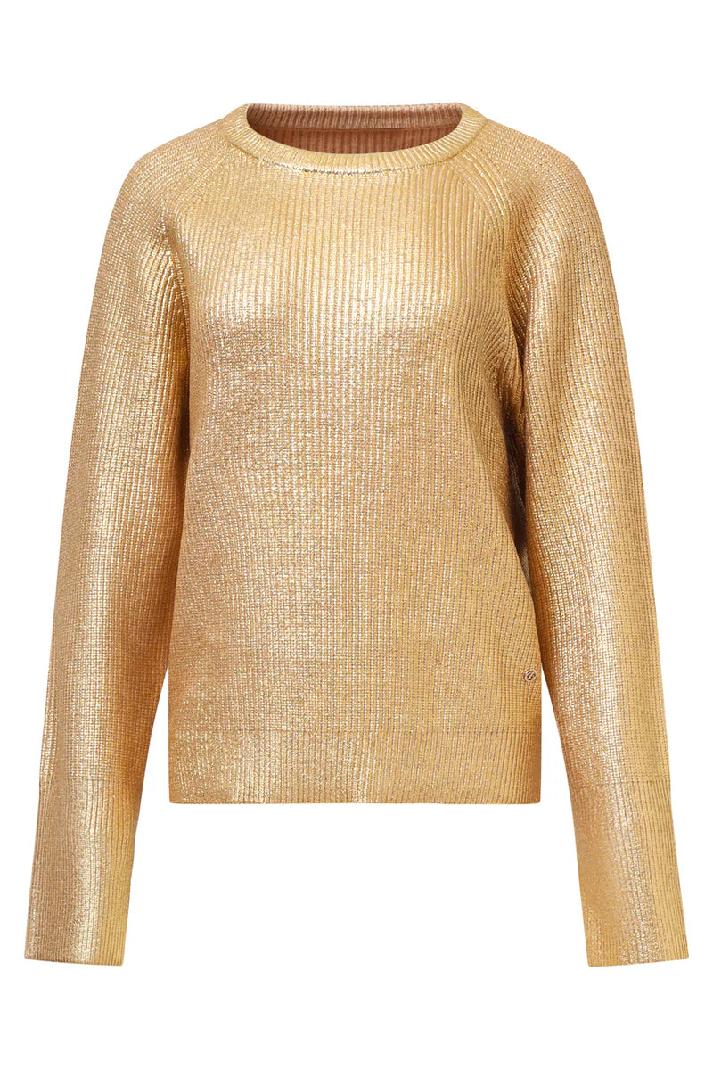 Smashed Lemon, Knit top GOLD